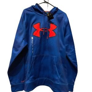Under Armor Hoodie water-resistant. Size L New w/tags. Color Blue
